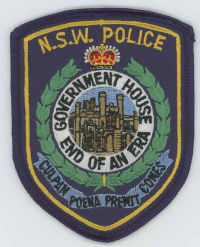 FOREIGN,AUSTRALIA,NEW SOUTH WALES POLICE GOVERNAMENT HOUSE 2